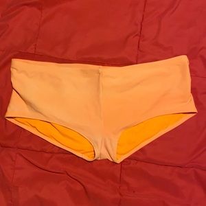 Orange boy short swim suit bottoms